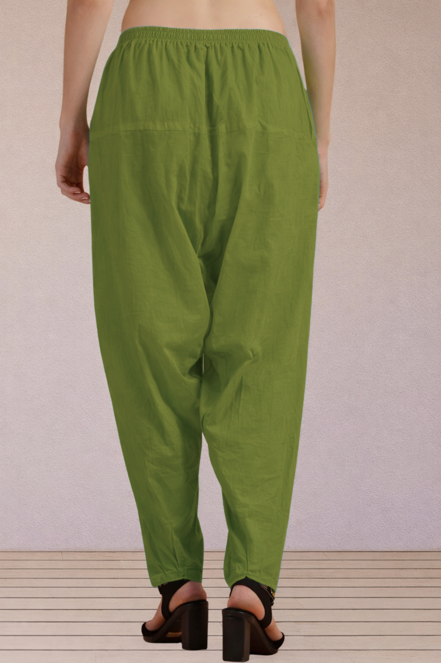 Light Mehandi Green Easy Fit Cotton Salwar