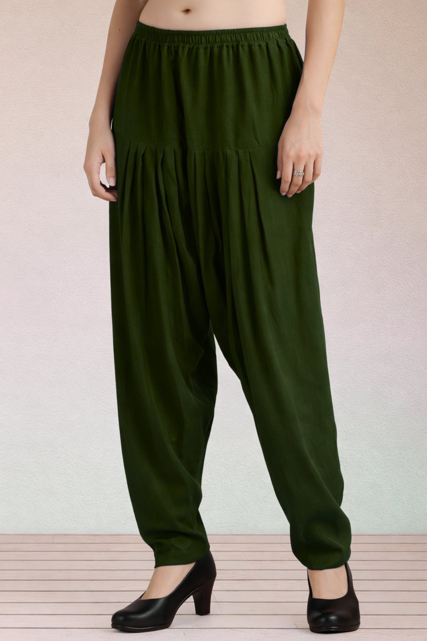 Mehandi Green Easy Fit Rayon Salwar