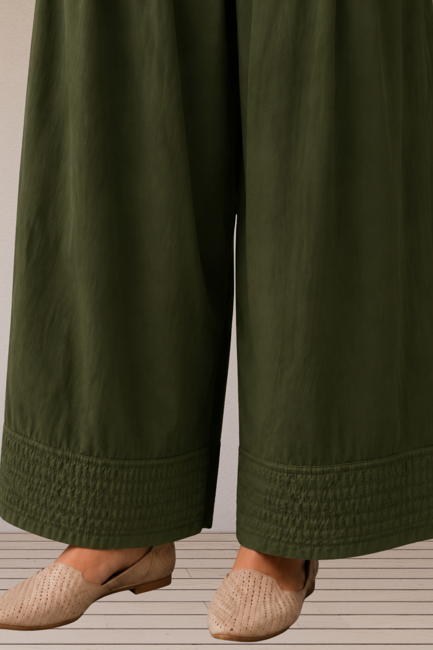 Mehandi Green Rayon Farshi Salwar
