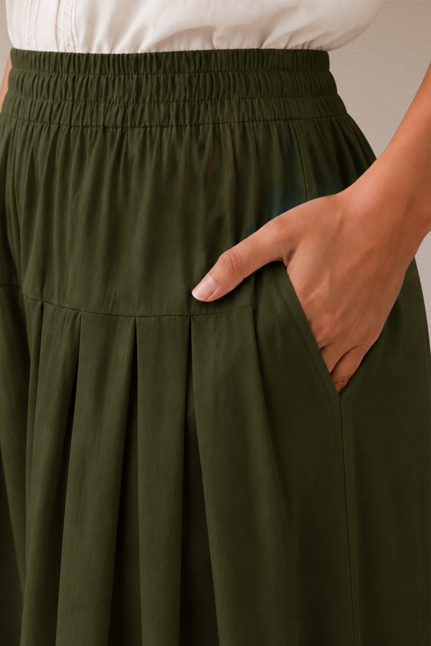 Mehandi Green Rayon Farshi Salwar