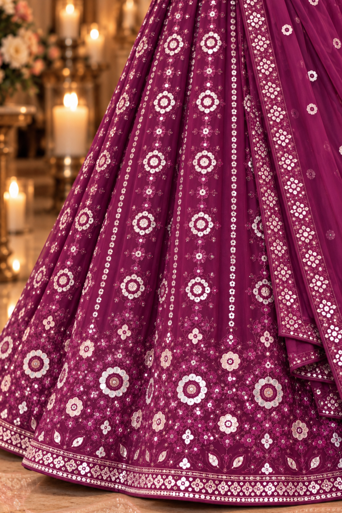 Melodic Sparkle Mirrored Dress