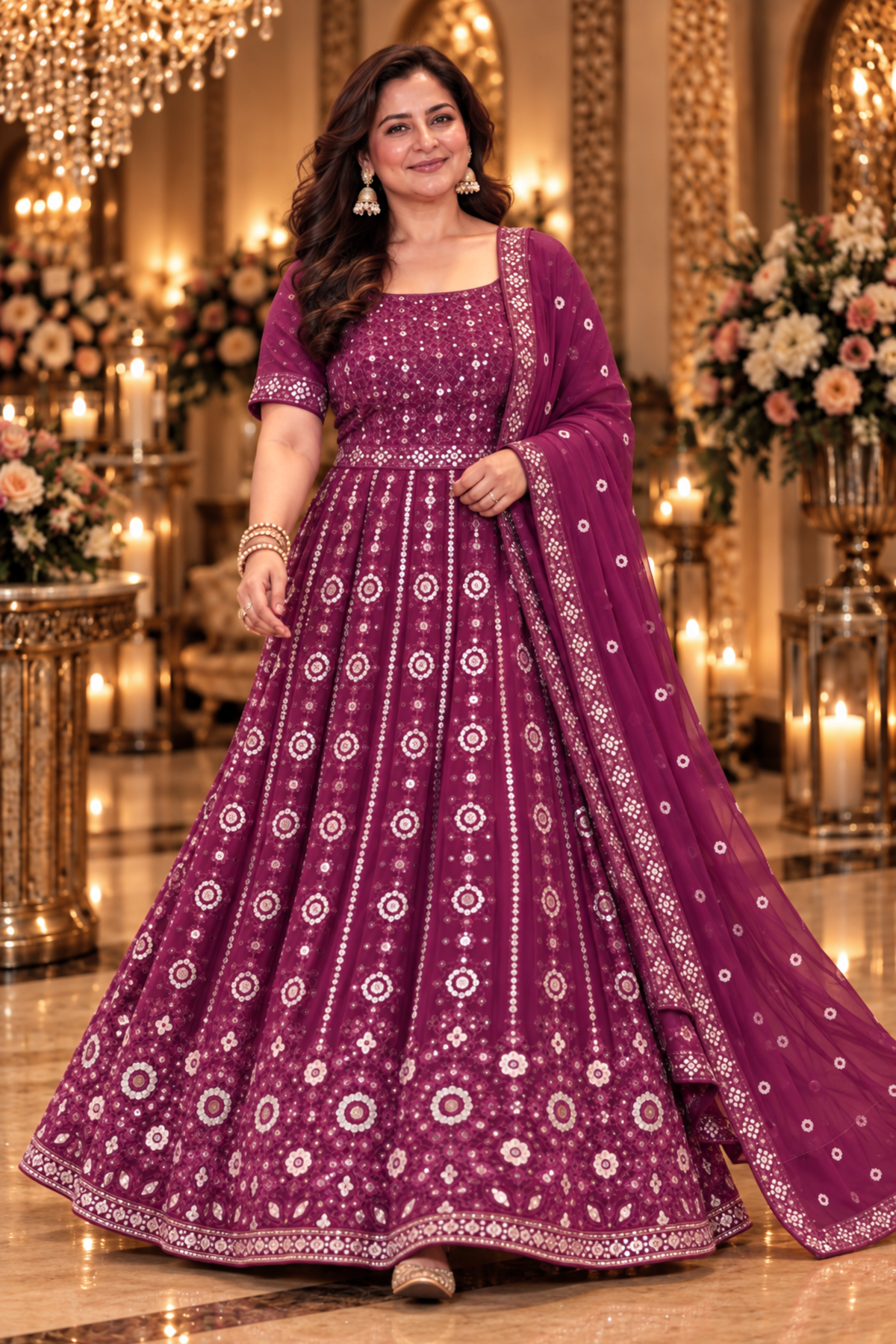 Melodic Sparkle Mirrored Dress