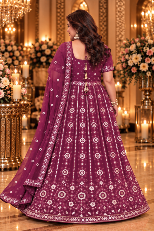 Melodic Sparkle Mirrored Dress