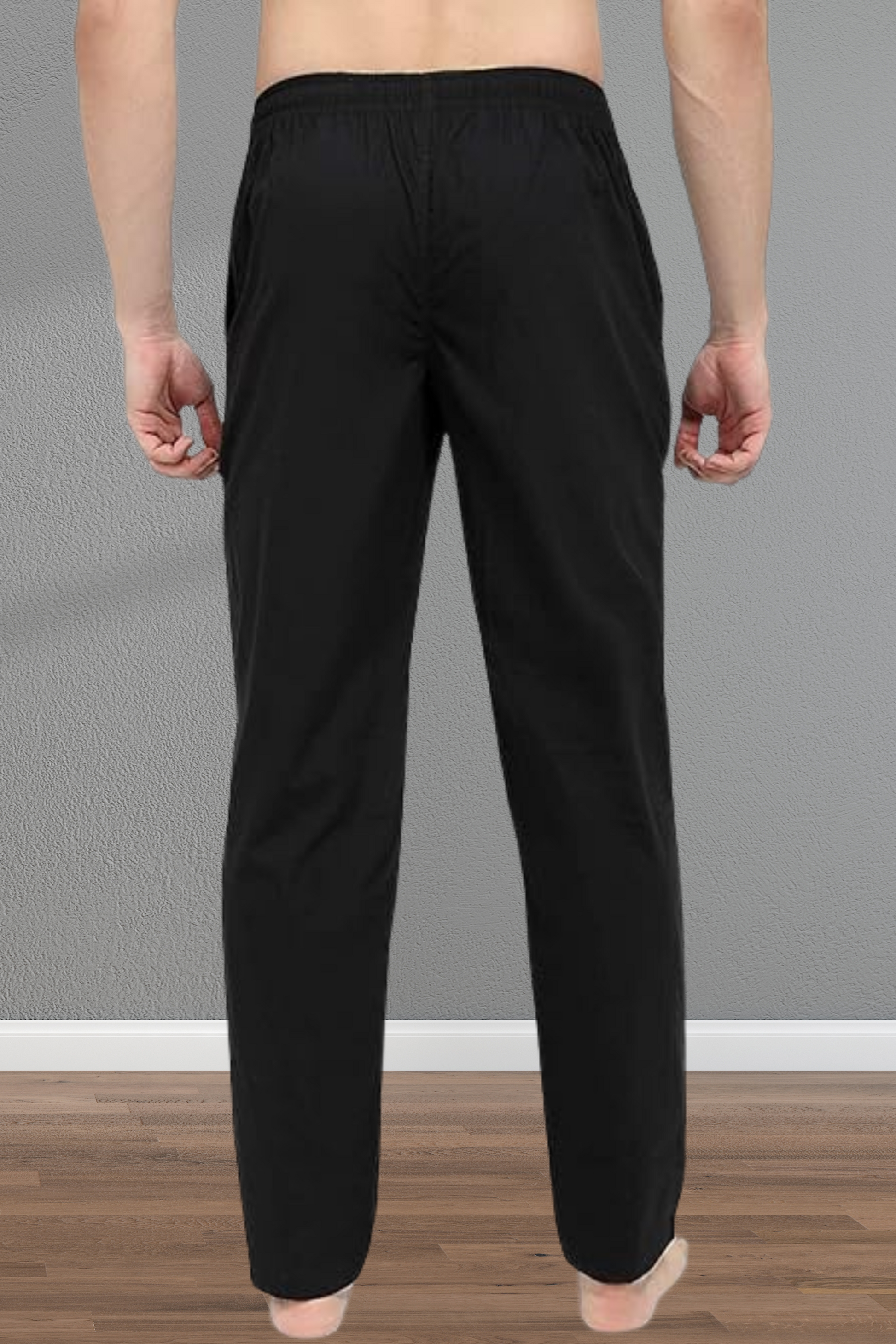 Black Cotton Pant Pajama