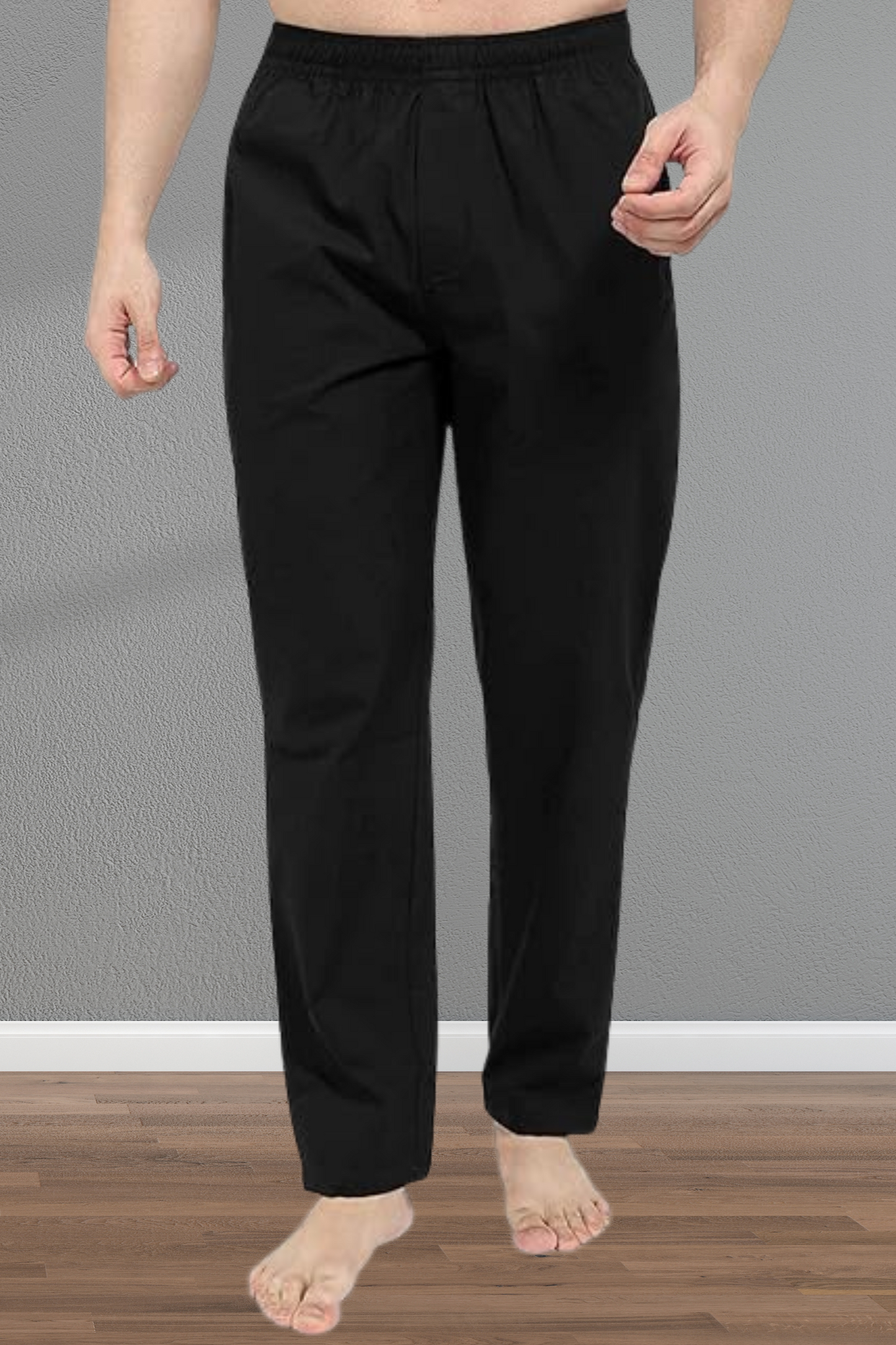 Black Cotton Pant Pajama