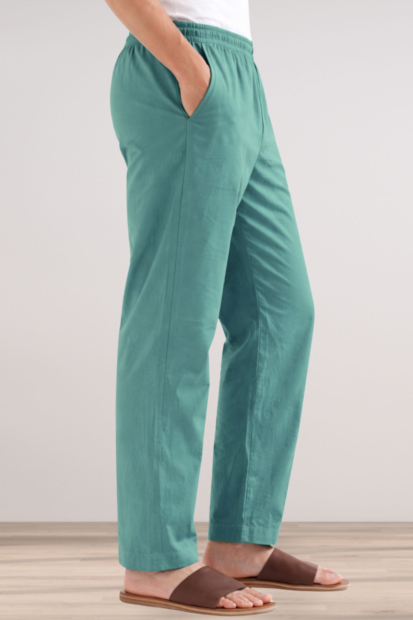 Cobalt Blue Cotton Pant Pajama