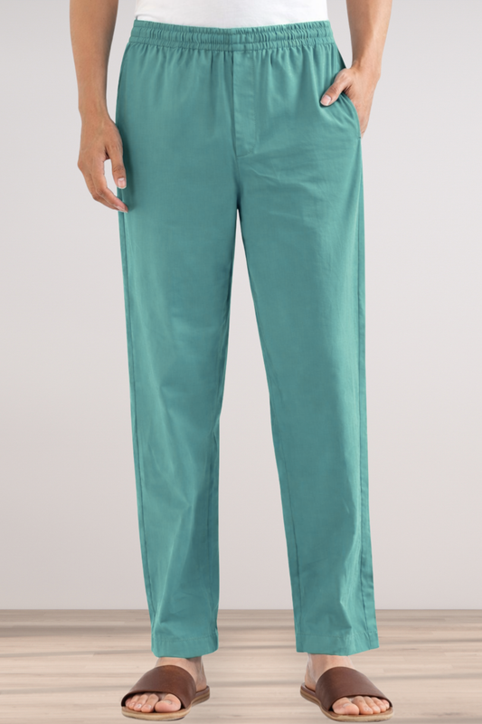 Cobalt Blue Cotton Pant Pajama