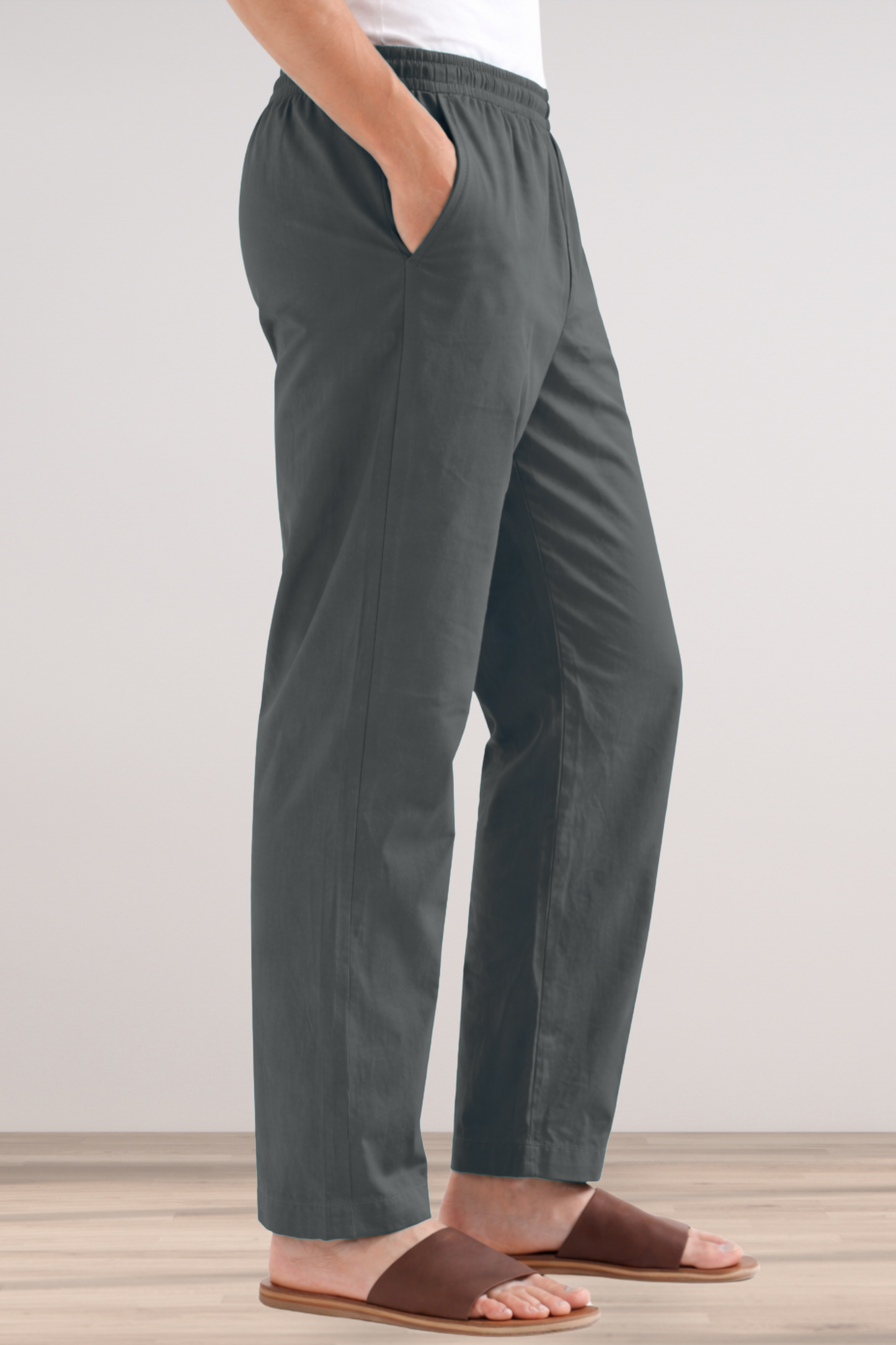 Dark Grey Cotton Pajama