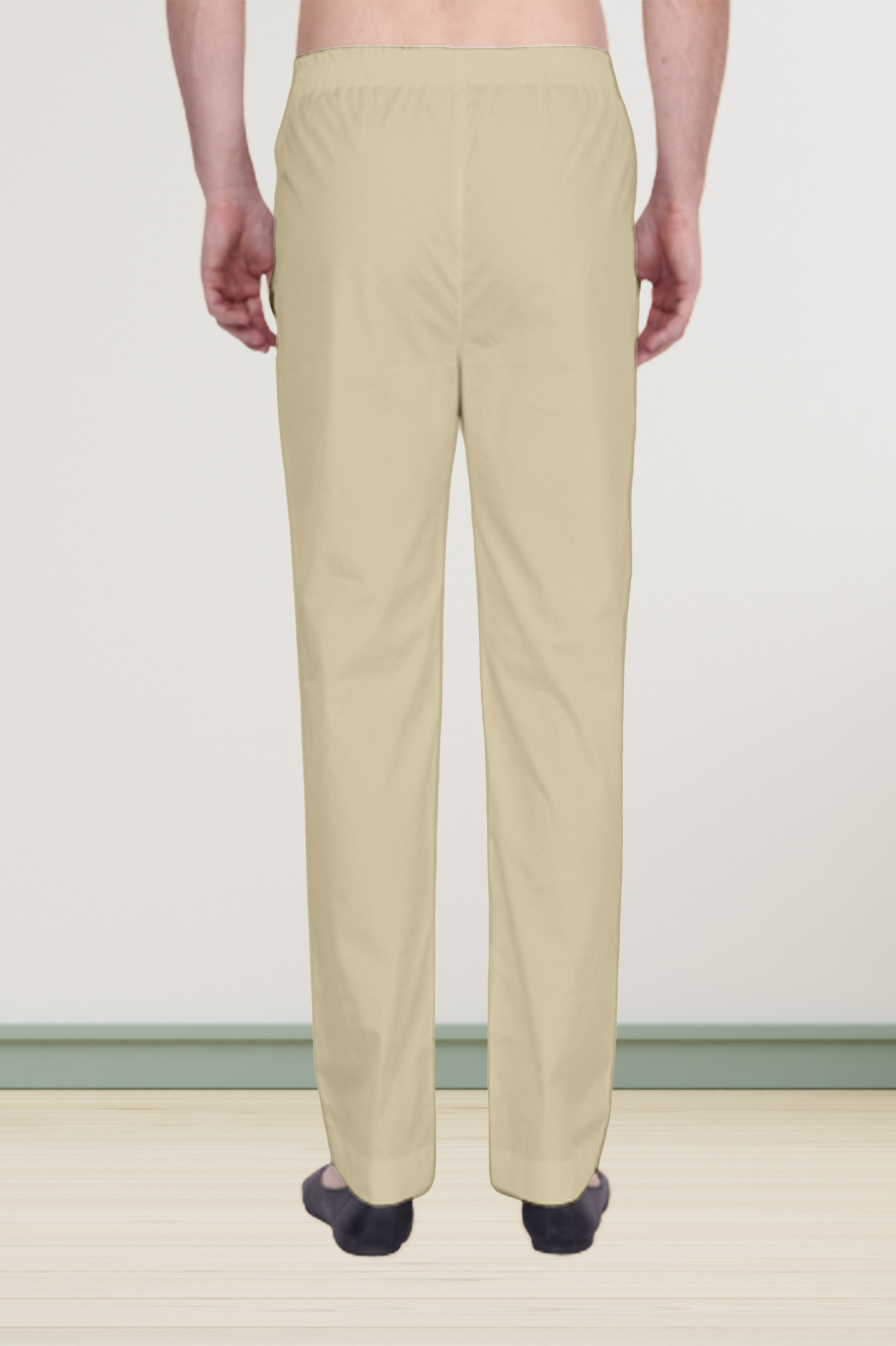 Cream Cotton Pant Pajama