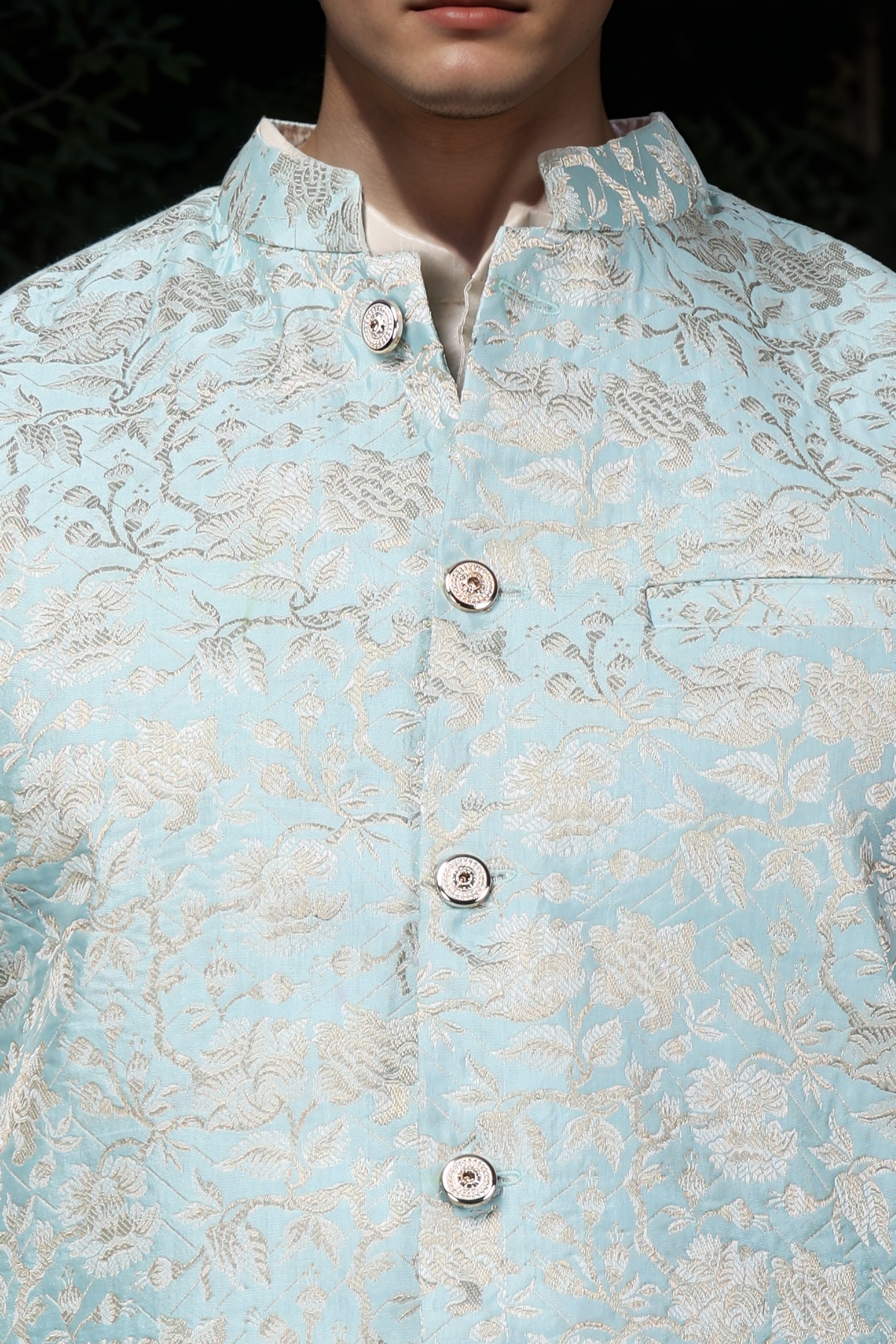 Buy Plus Size ​Joyful Horizon Brocade Vasket At Apella | Sizes XS to 10 XL | India | Free Delivery | Customized