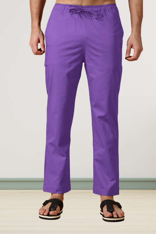 Violet Cotton Pant Pajama