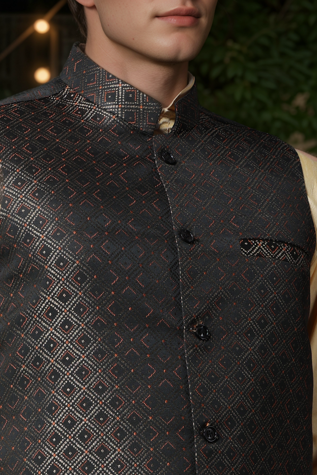 Buy Plus Size ​Ode to Life Jacket Kurta Set At Apella | Sizes XS to 10 XL | India | Free Delivery | Customized