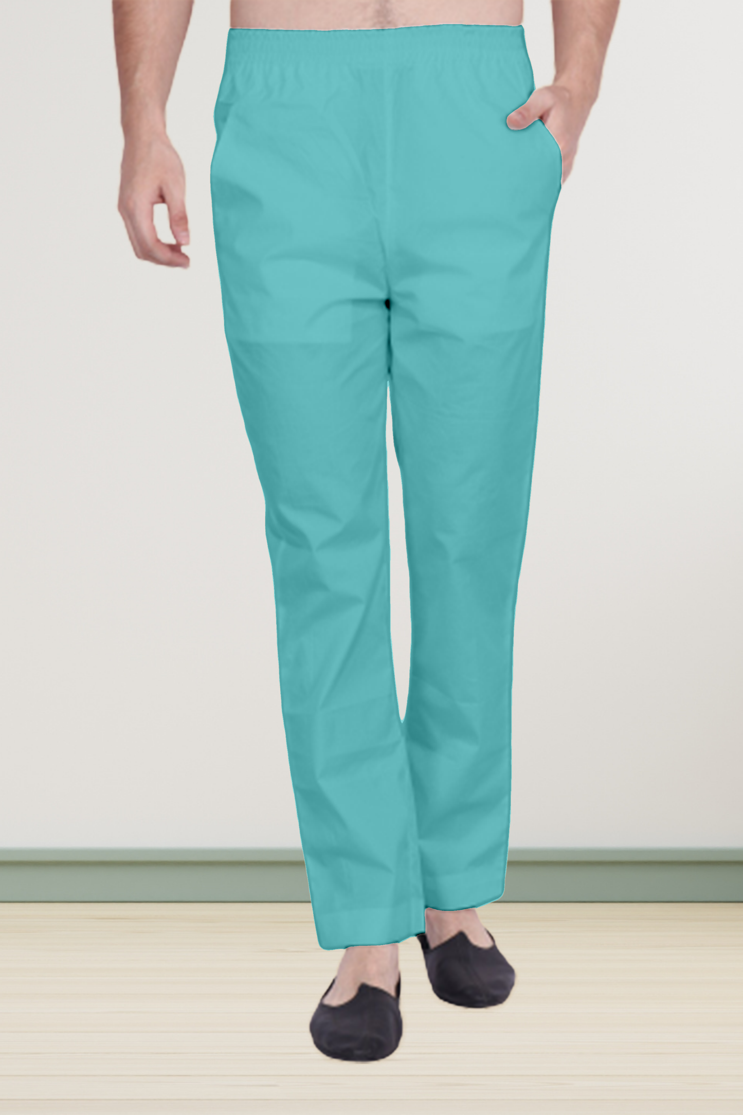 Sky Blue Cotton Pant Pajama