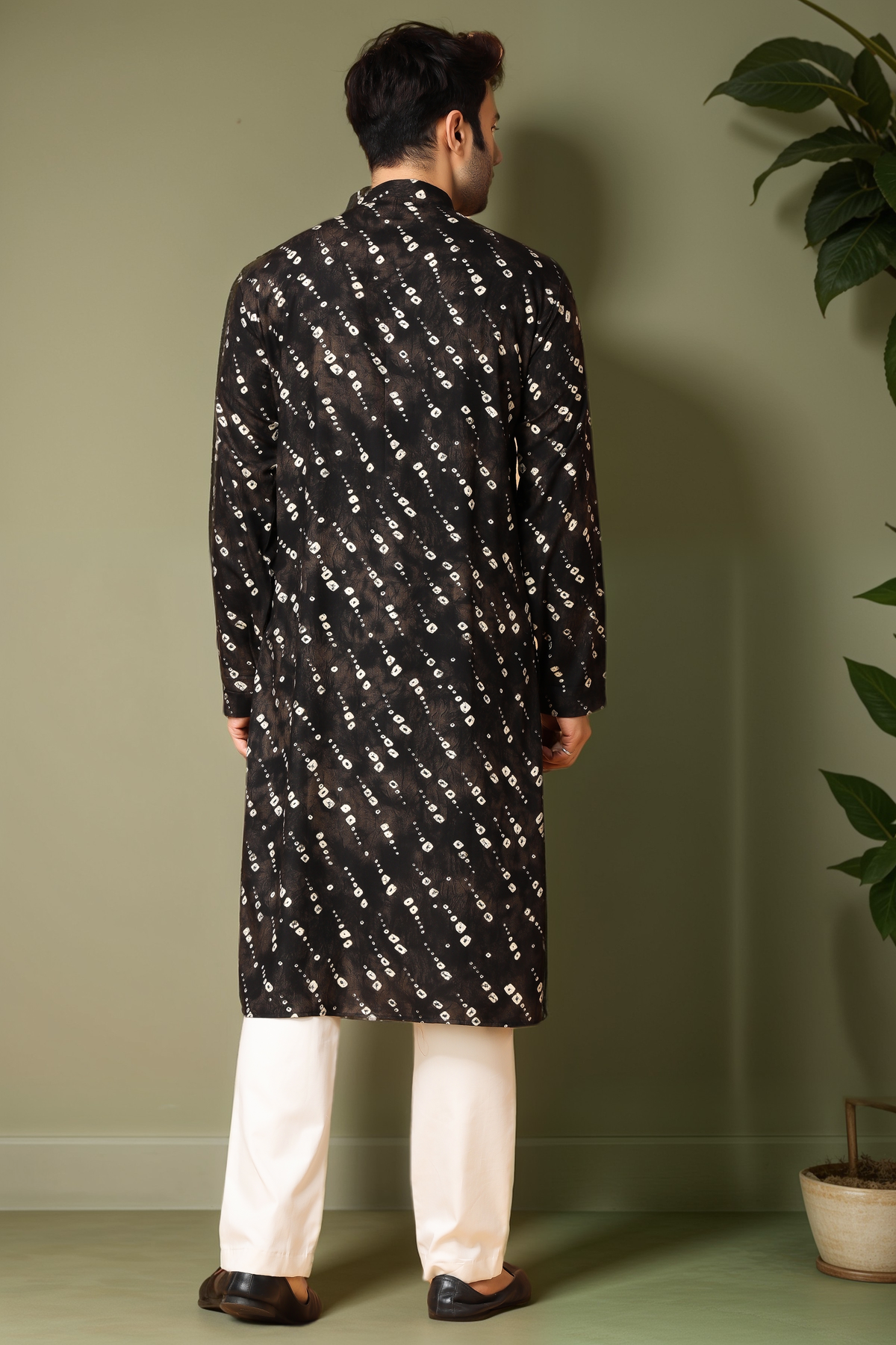 Buy Plus Size ​Smoky Swirls Printed Kurta Pajama At Apella | Sizes XS to 10 XL | India | Free Delivery | Customized