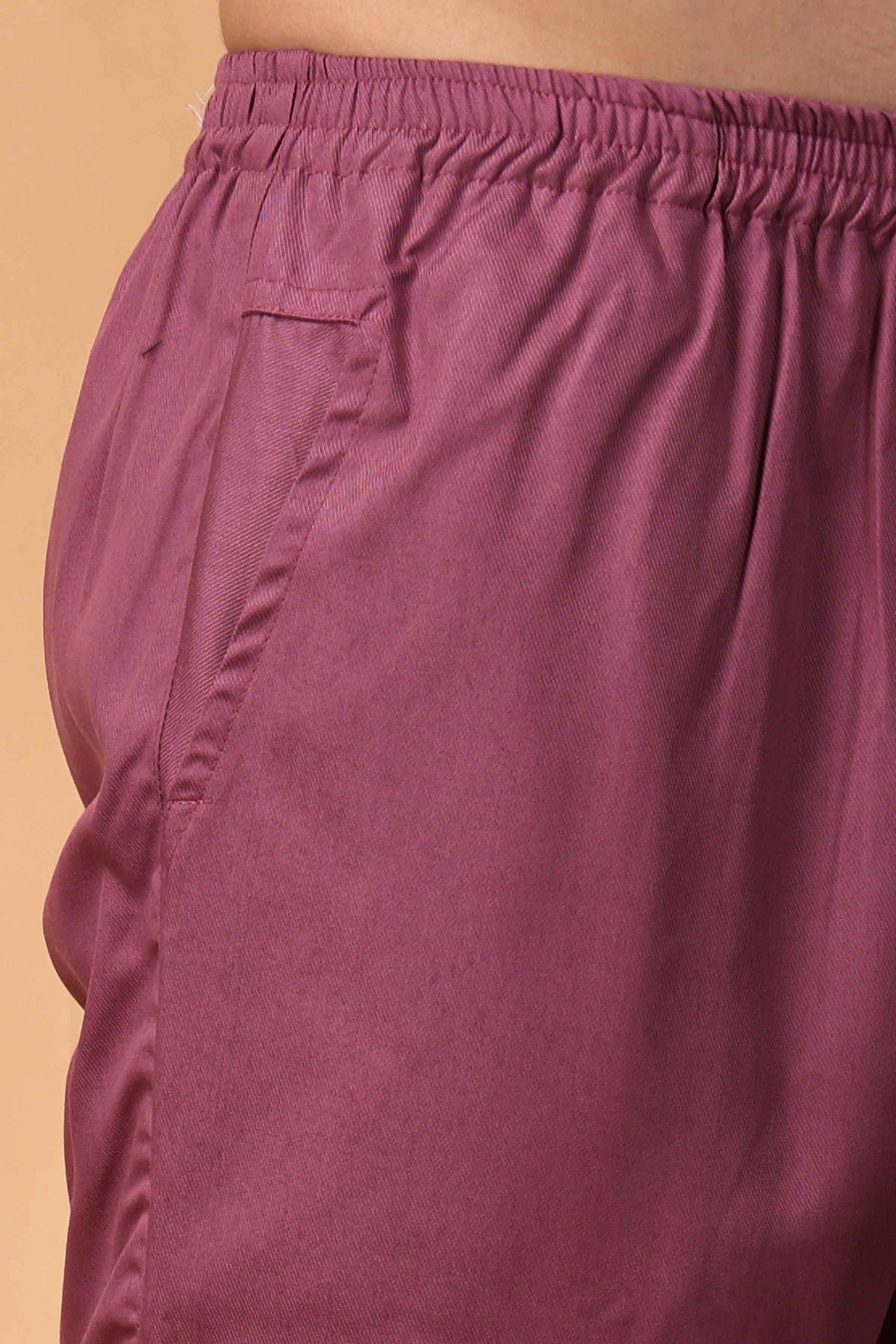 Buy Plus Size ​Dusty Plum Comfort Shorts At Apella | Sizes XS to 10 XL | India | Free Delivery | Customized