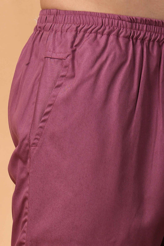 Buy Plus Size ​Dusty Plum Comfort Shorts At Apella | Sizes XS to 10 XL | India | Free Delivery | Customized