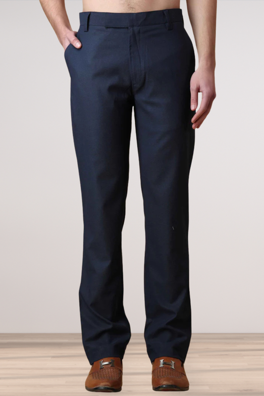 Mirage Blue Formal Stretch Trousers
