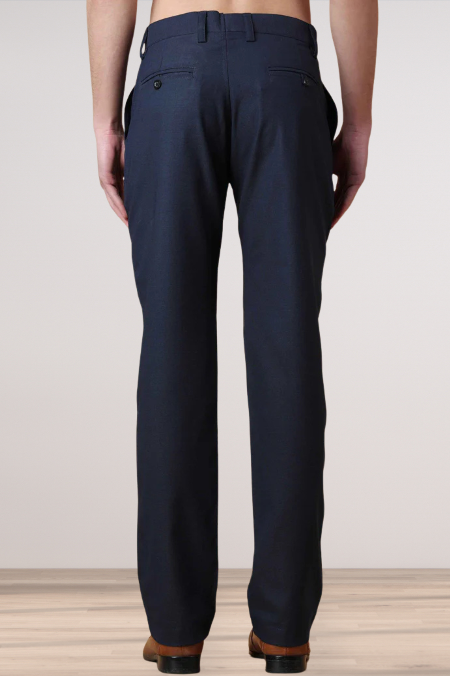 Mirage Blue Formal Stretch Trousers