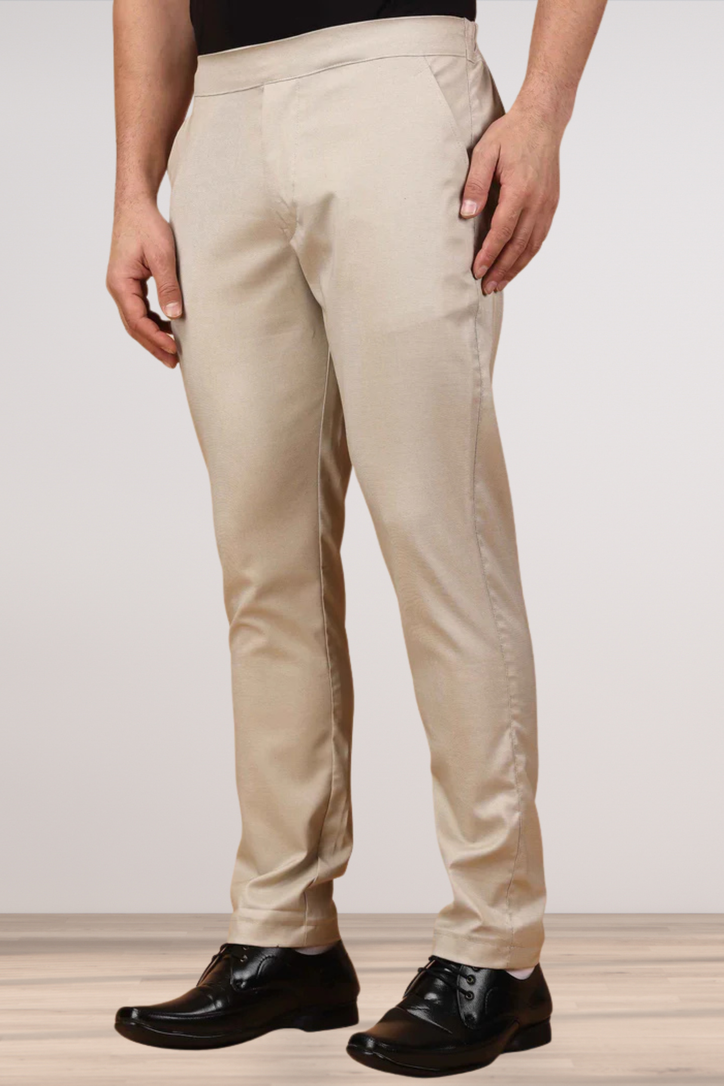 Caramel Comfort Fit Formal Trouser