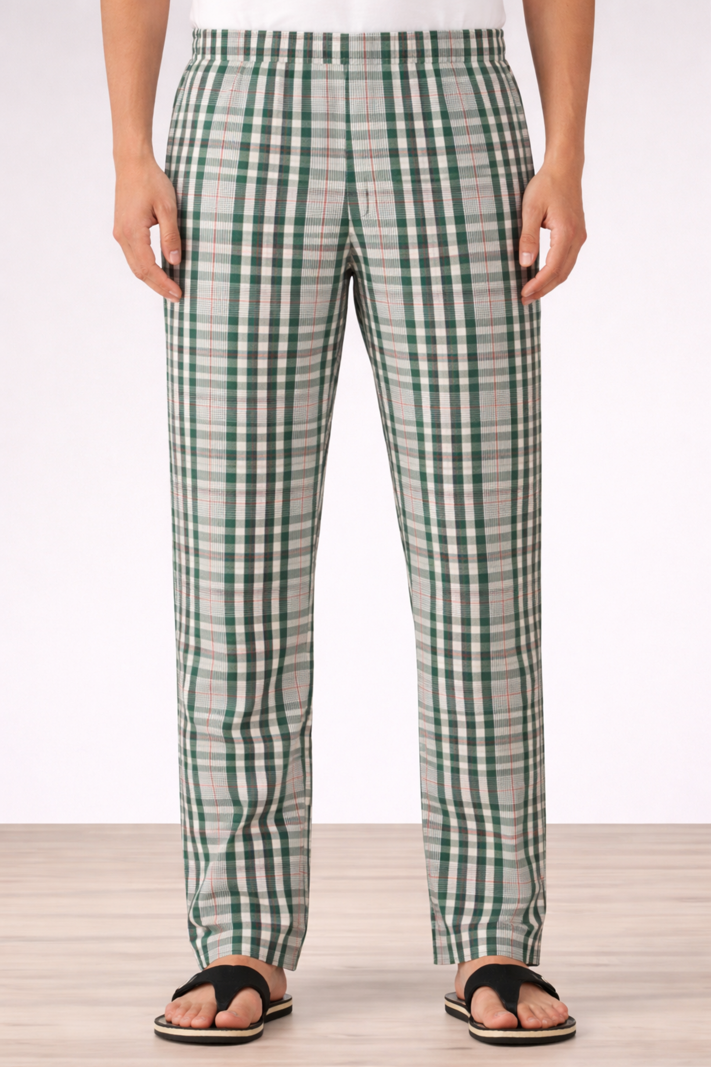 Grey Marble Poplin Cotton Pajama