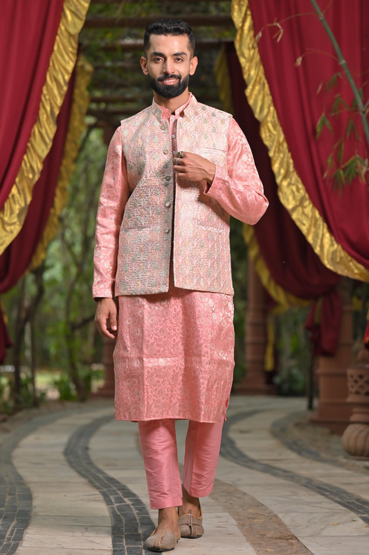 Party wear kurta pajama with basket sale