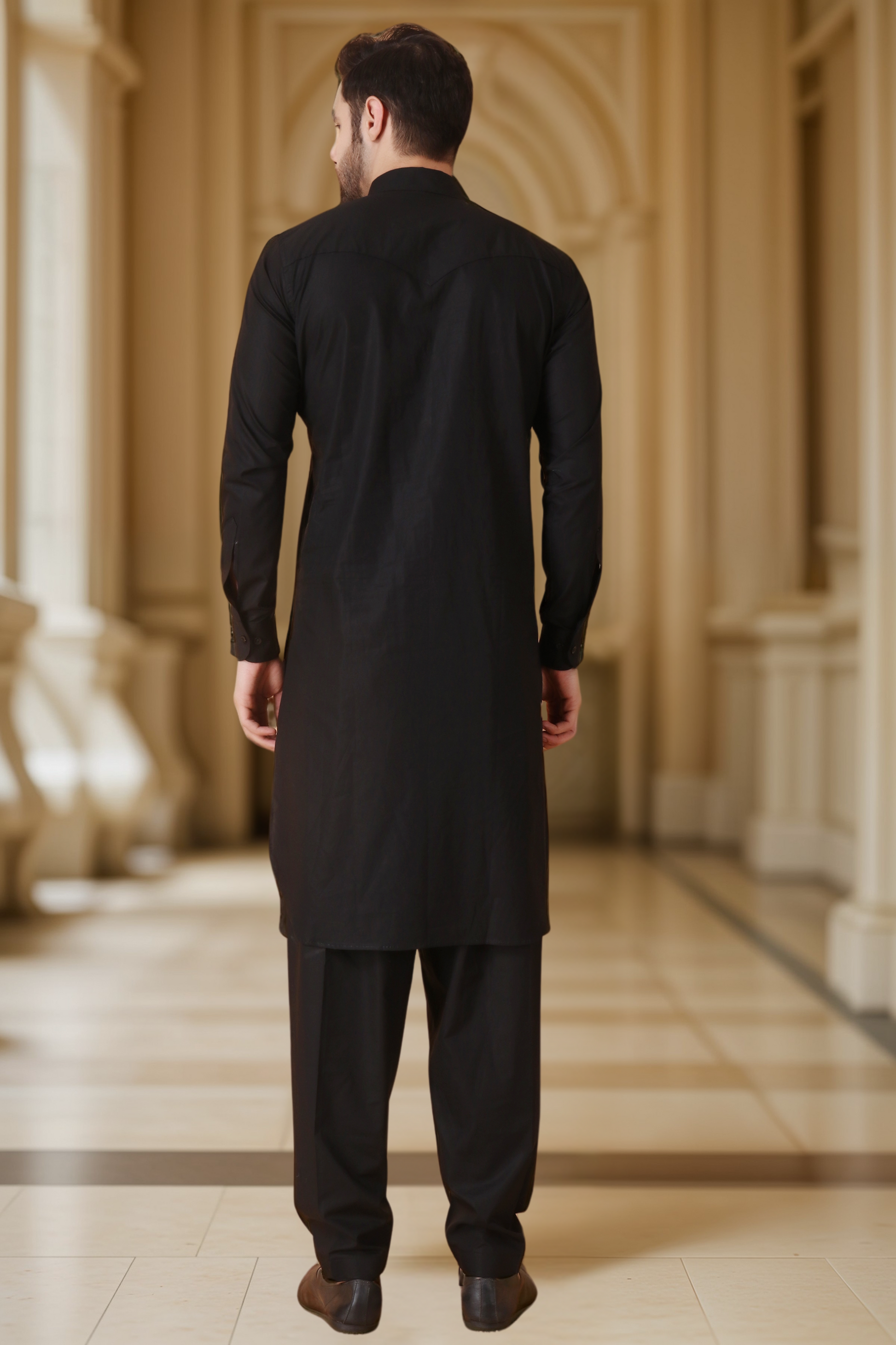 Half Sleeve Pathani Suit For Buy Half Sleeve Black Mukatsari
