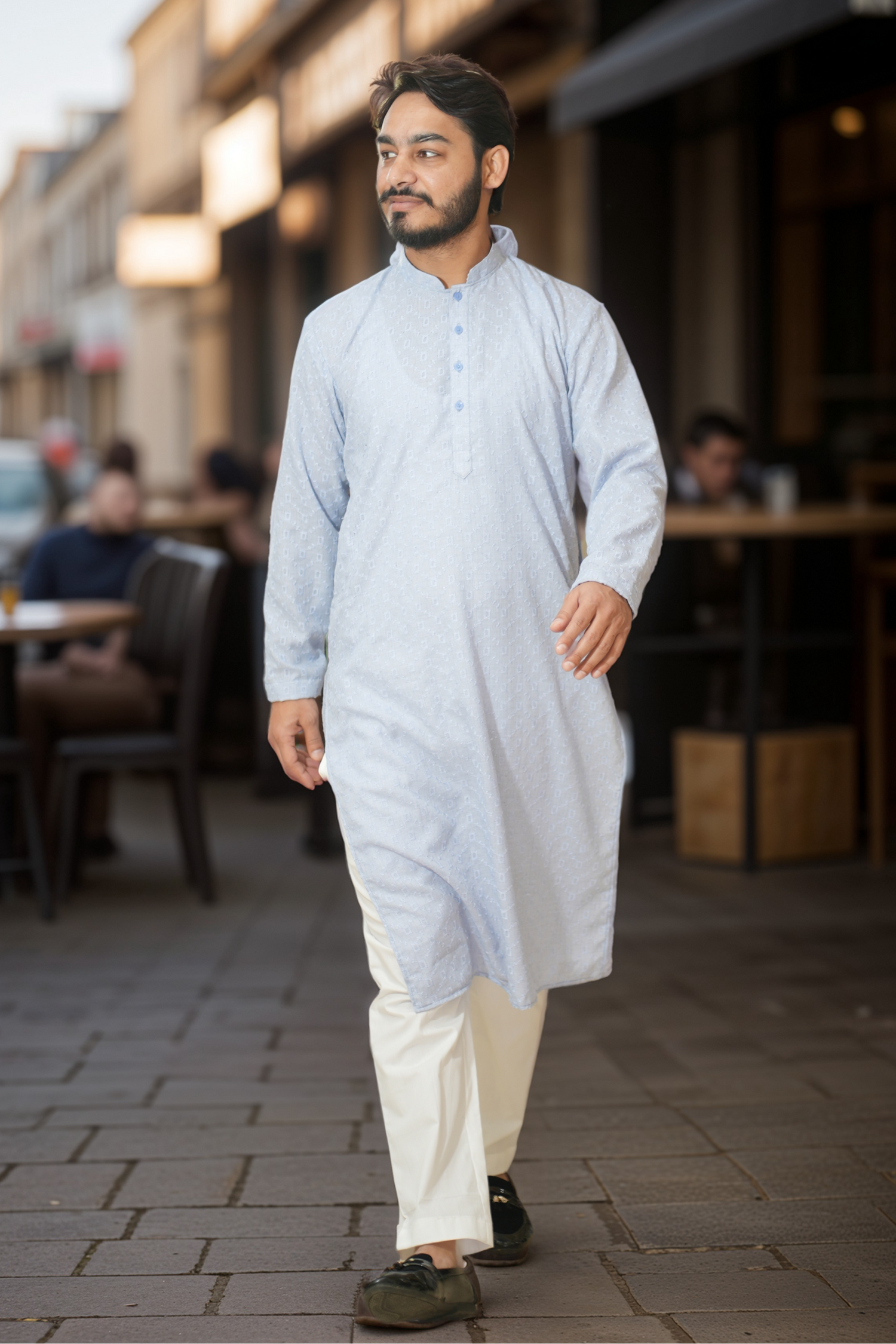 Buy Plus Size ​Skyline Embroidered Cotton Kurta At Apella | Sizes XS to 10 XL | India | Free Delivery | Customized