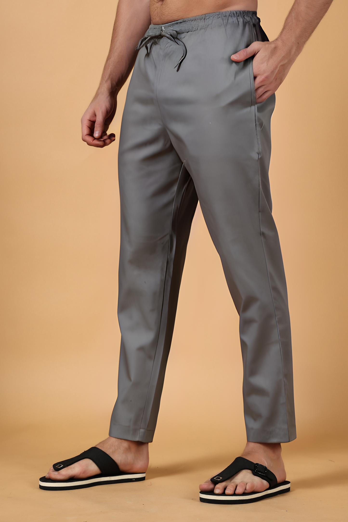 Dark Grey Cotton Pajama