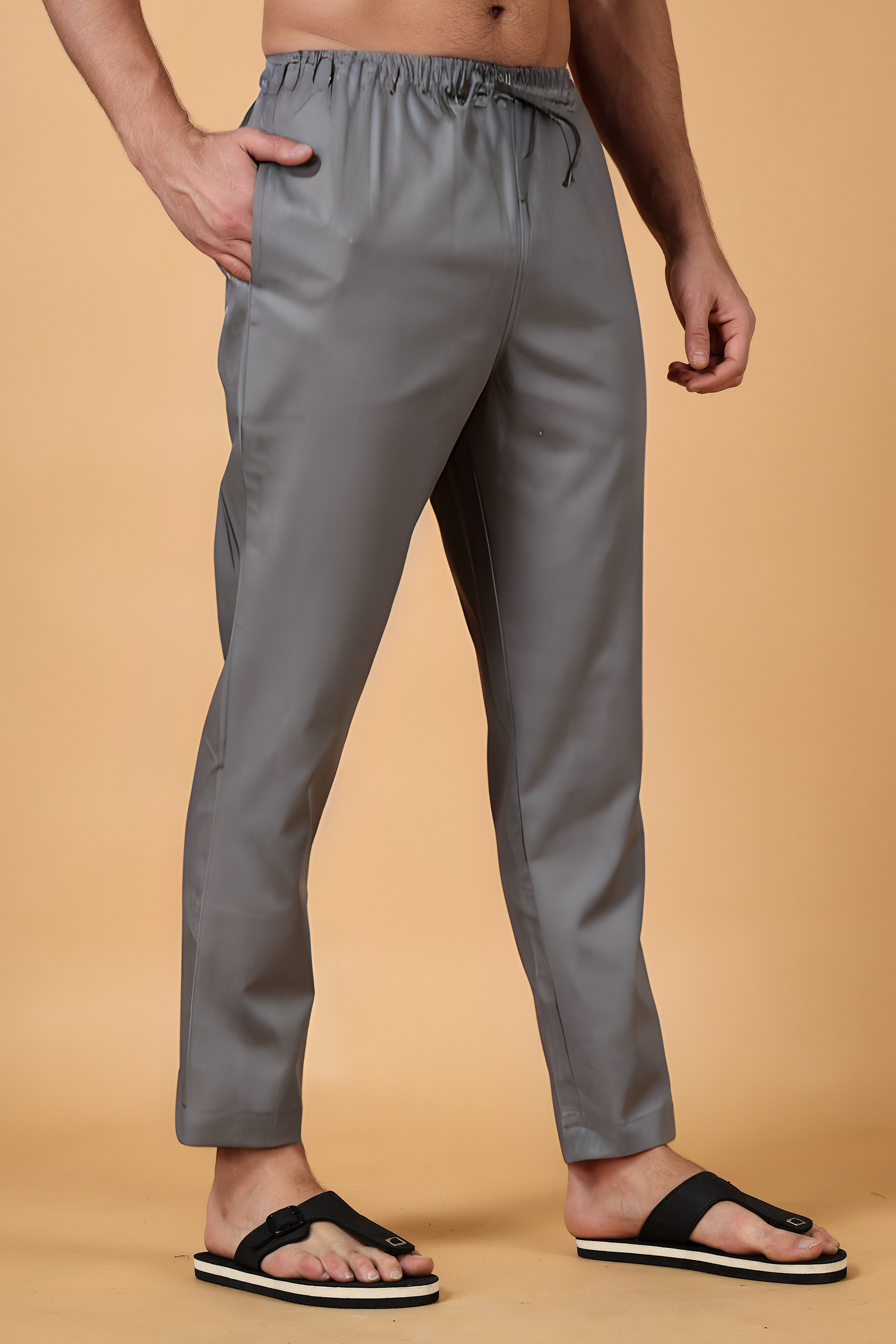 Dark Grey Cotton Pajama