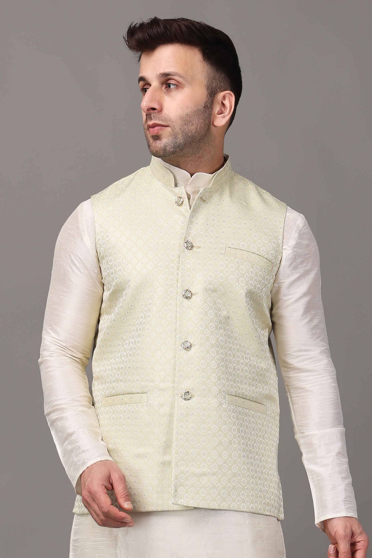 Buy Plus Size ​Creamy Radiance Fancy Vasket At Apella | Sizes XS to 10 XL | India | Free Delivery | Customized