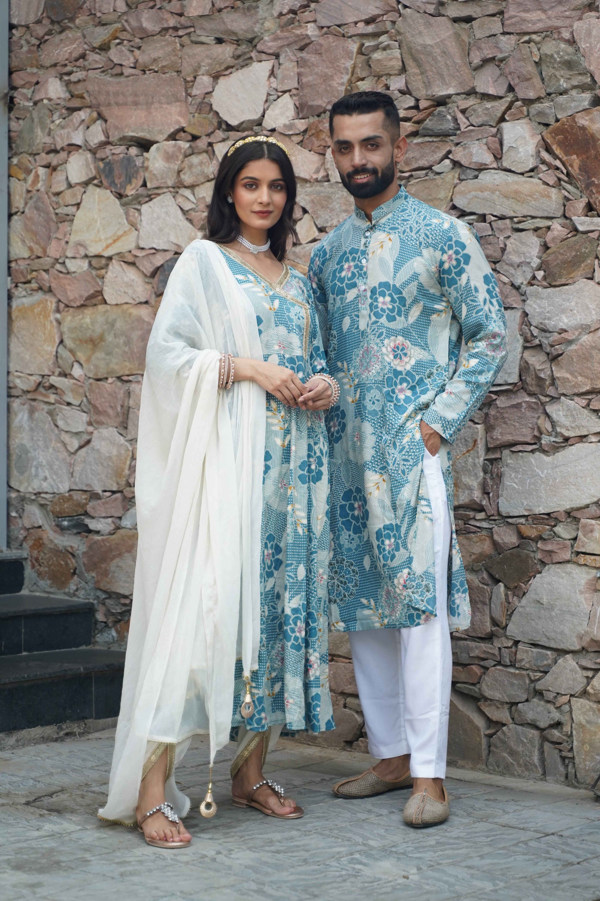 Buy Plus Size ​Subtle Elegance Foiled Kurta At Apella | Sizes XS to 10 XL | India | Free Delivery | Customized