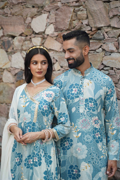 Buy Plus Size ​Subtle Elegance Foiled Kurta At Apella | Sizes XS to 10 XL | India | Free Delivery | Customized