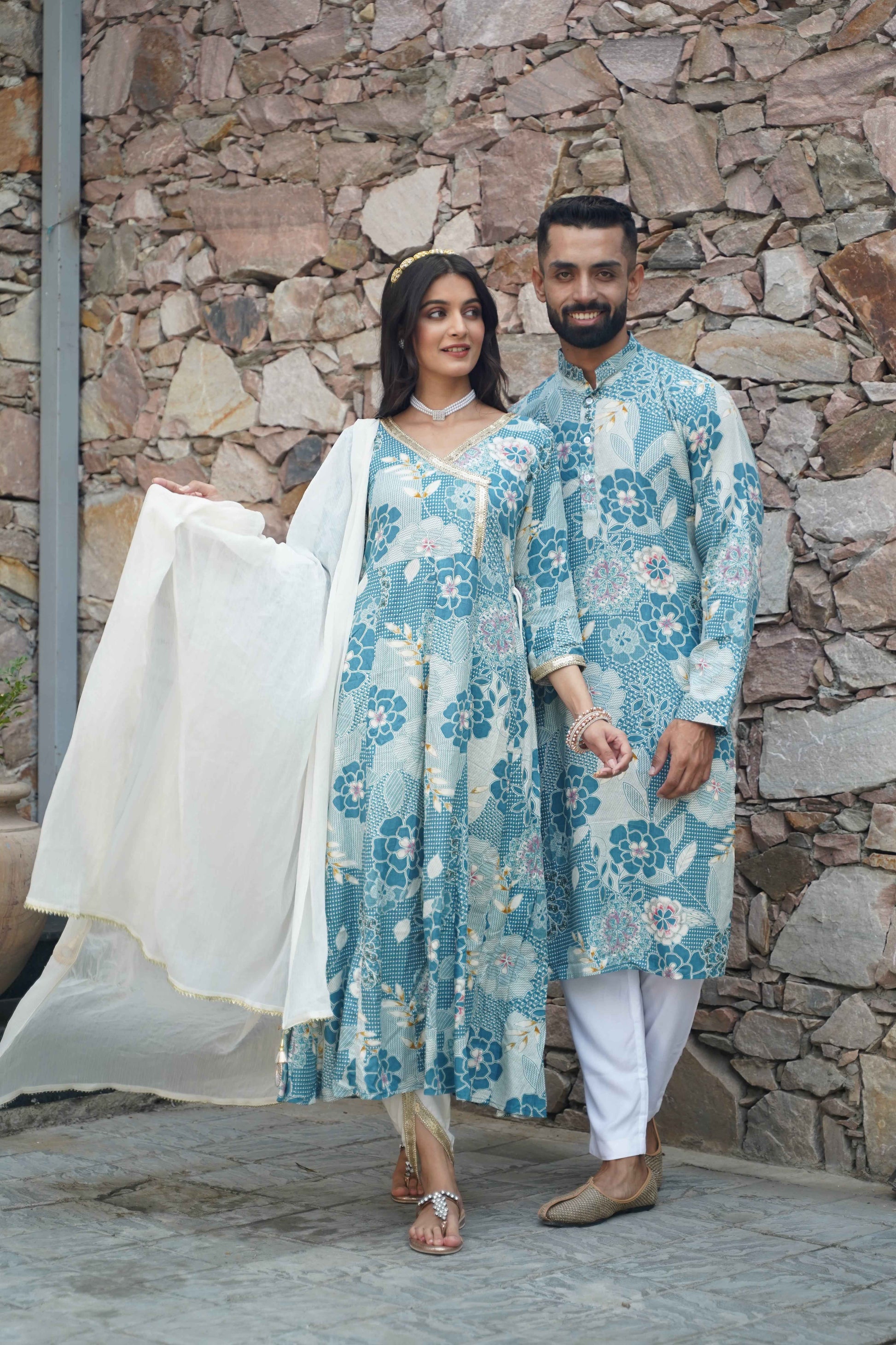 Buy Plus Size ​Subtle Elegance Foiled Kurta At Apella | Sizes XS to 10 XL | India | Free Delivery | Customized