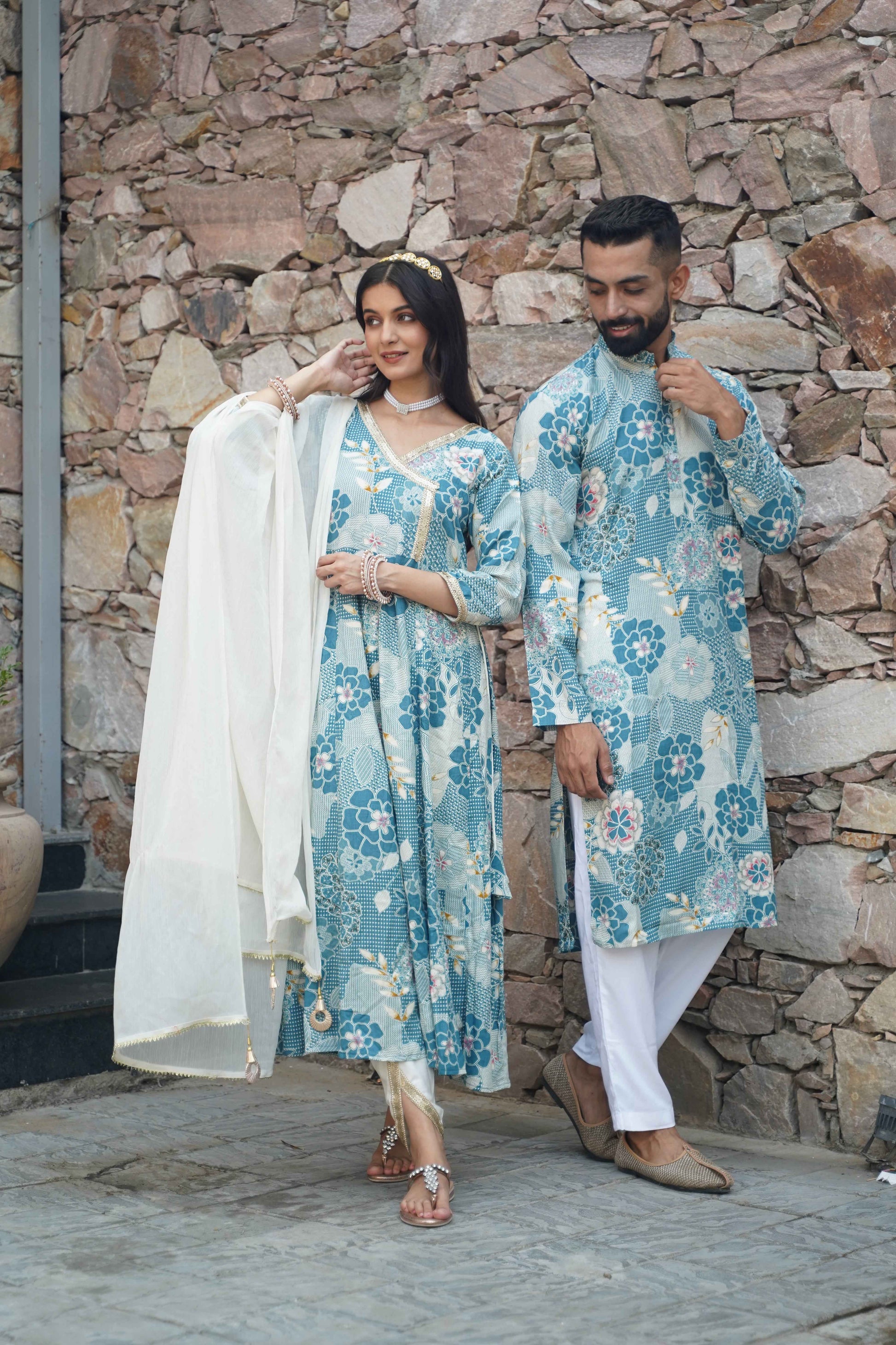 Buy Plus Size ​Subtle Elegance Foiled Kurta At Apella | Sizes XS to 10 XL | India | Free Delivery | Customized