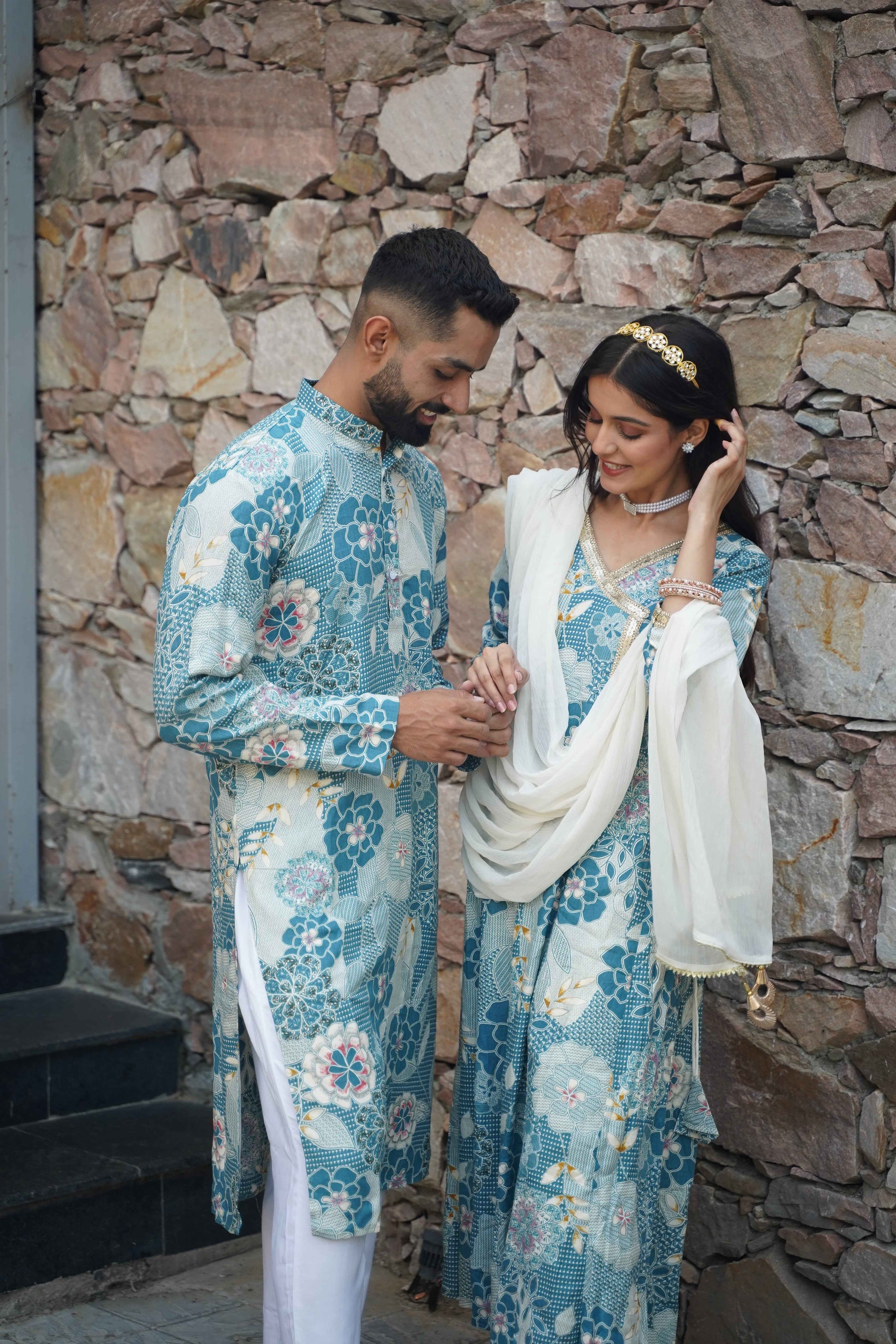 Buy Plus Size ​Subtle Elegance Foiled Kurta At Apella | Sizes XS to 10 XL | India | Free Delivery | Customized