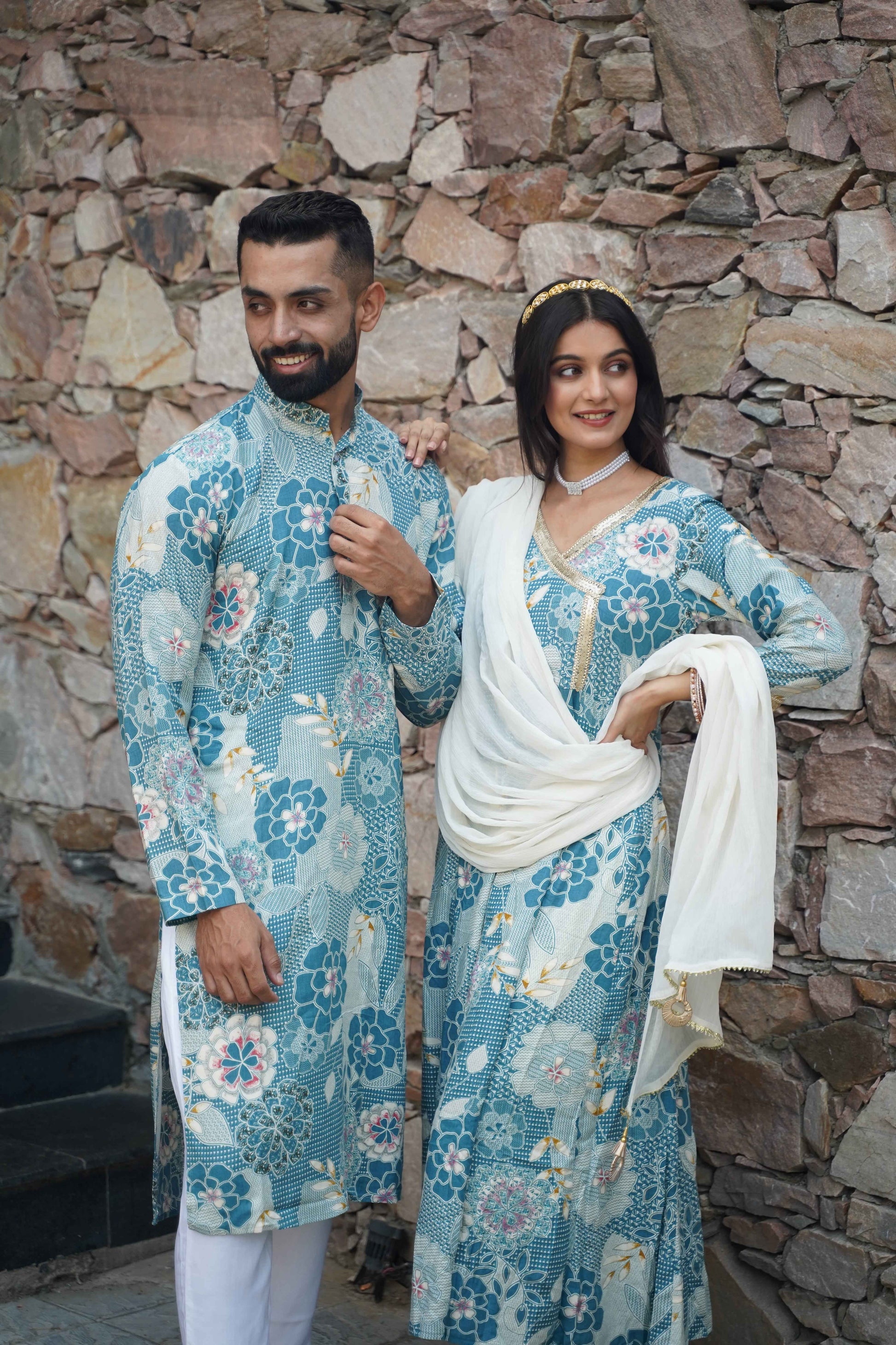 Buy Plus Size ​Subtle Elegance Foiled Kurta At Apella | Sizes XS to 10 XL | India | Free Delivery | Customized