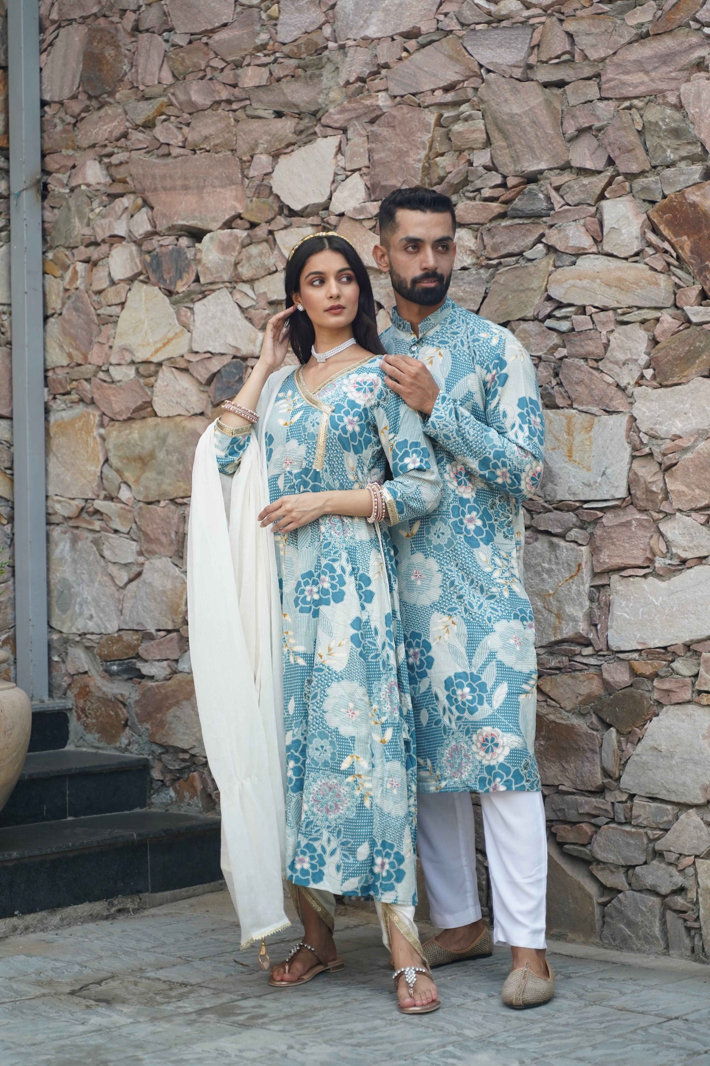 Buy Plus Size ​Subtle Elegance Foiled Kurta At Apella | Sizes XS to 10 XL | India | Free Delivery | Customized