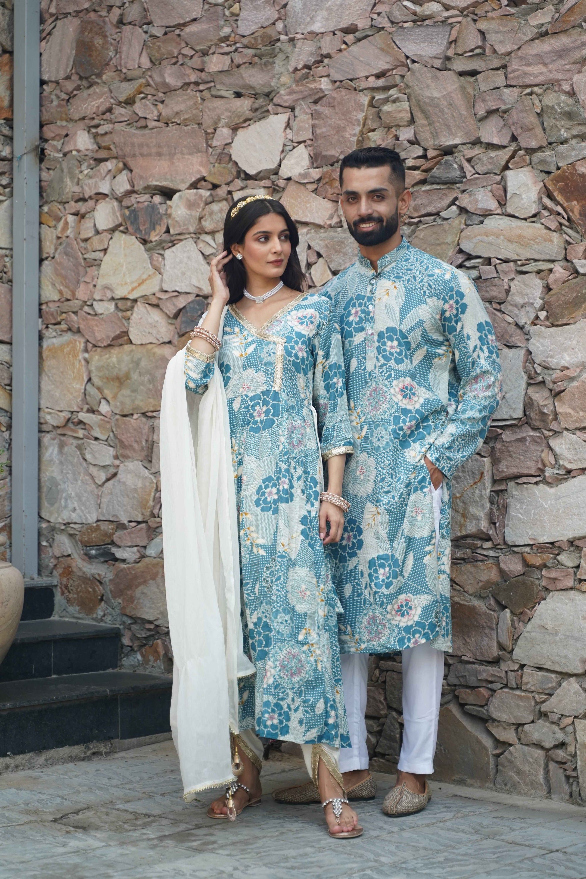 Buy Plus Size ​Subtle Elegance Foiled Kurta At Apella | Sizes XS to 10 XL | India | Free Delivery | Customized