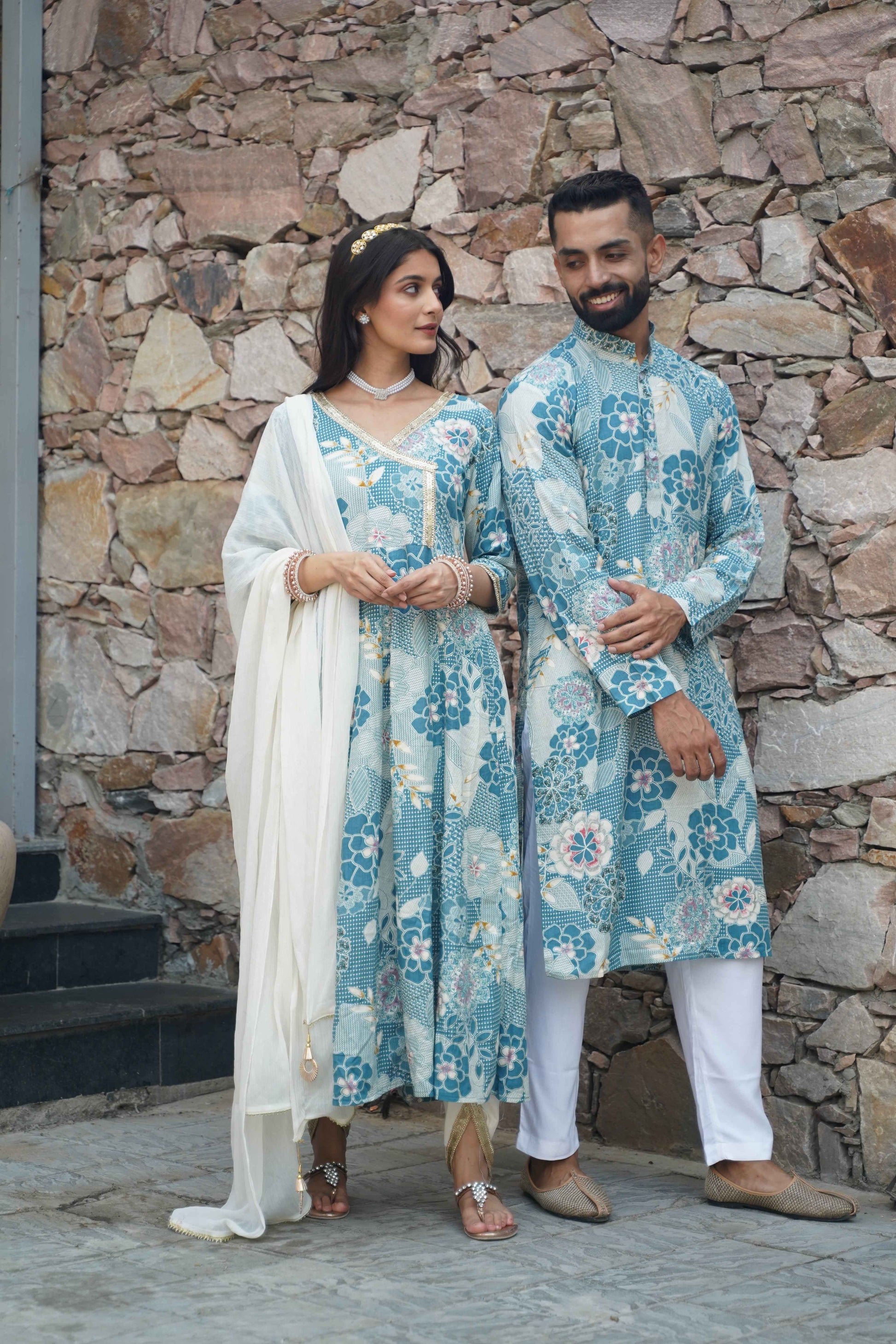 Buy Plus Size ​Subtle Elegance Foiled Kurta At Apella | Sizes XS to 10 XL | India | Free Delivery | Customized