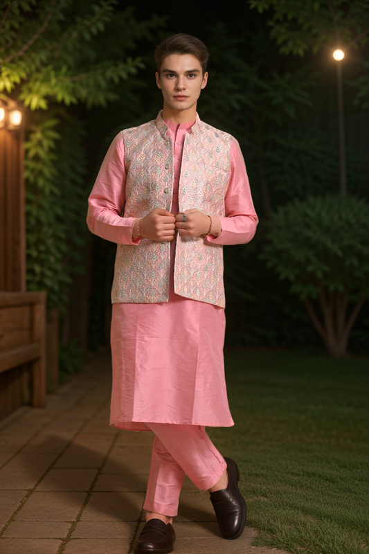 Buy Plus Size ​Subtle Elegance Kurta Vasket Set At Apella | Sizes XS to 10 XL | India | Free Delivery | Customized
