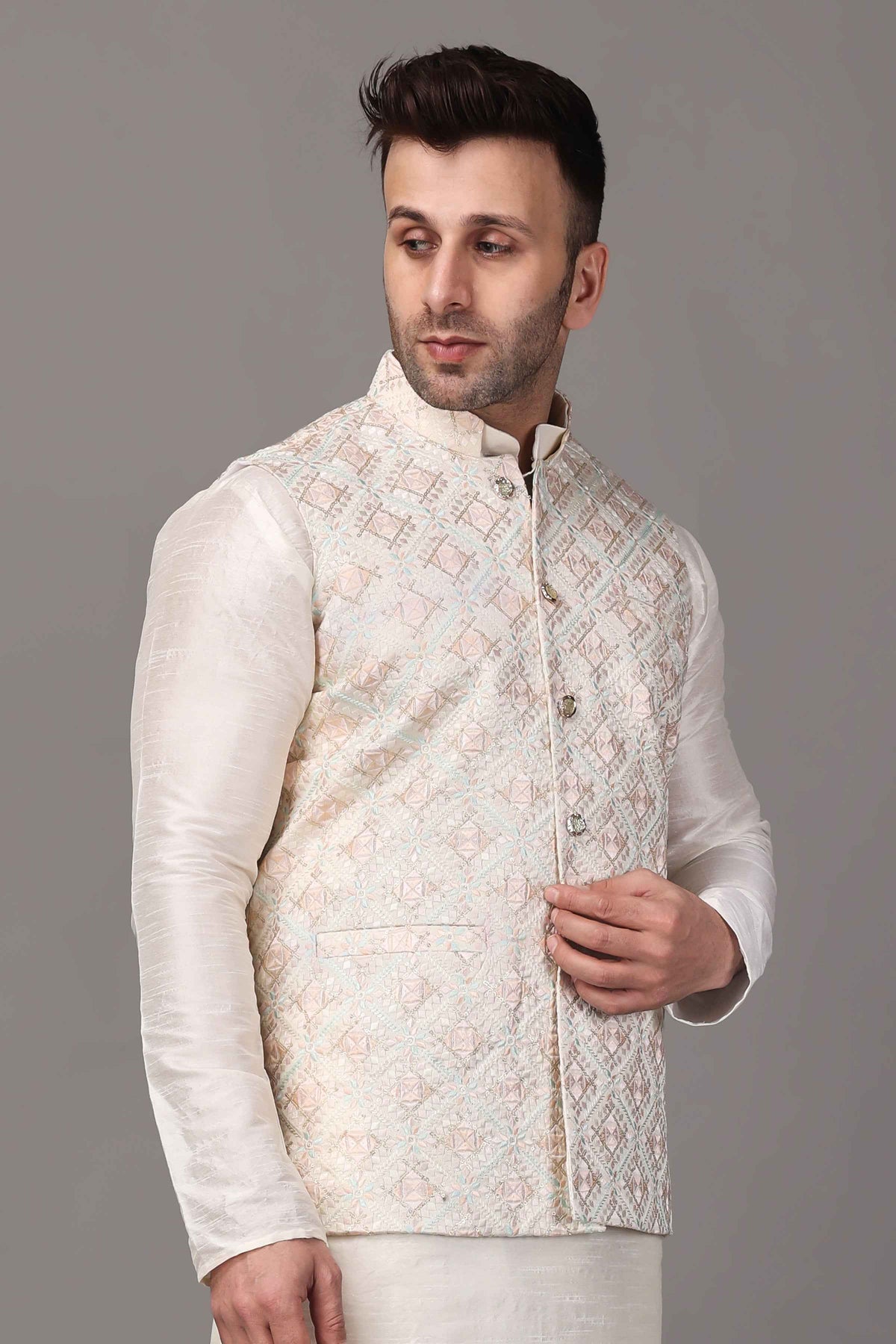 Buy Plus Size ​Pastel Sparkle Sequin Vasket At Apella | Sizes XS to 10 XL | India | Free Delivery | Customized