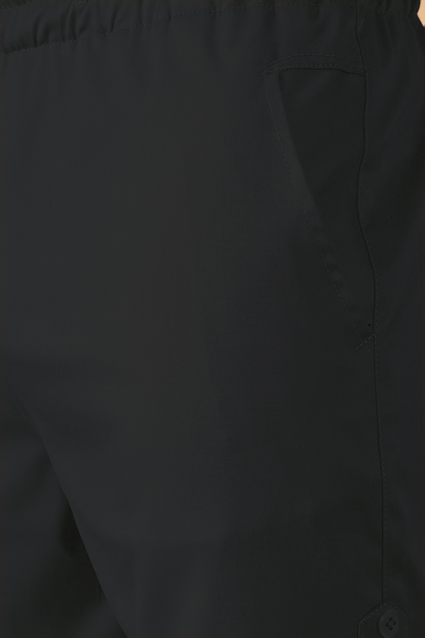 Smoke Black Cotton Lycra Shorts