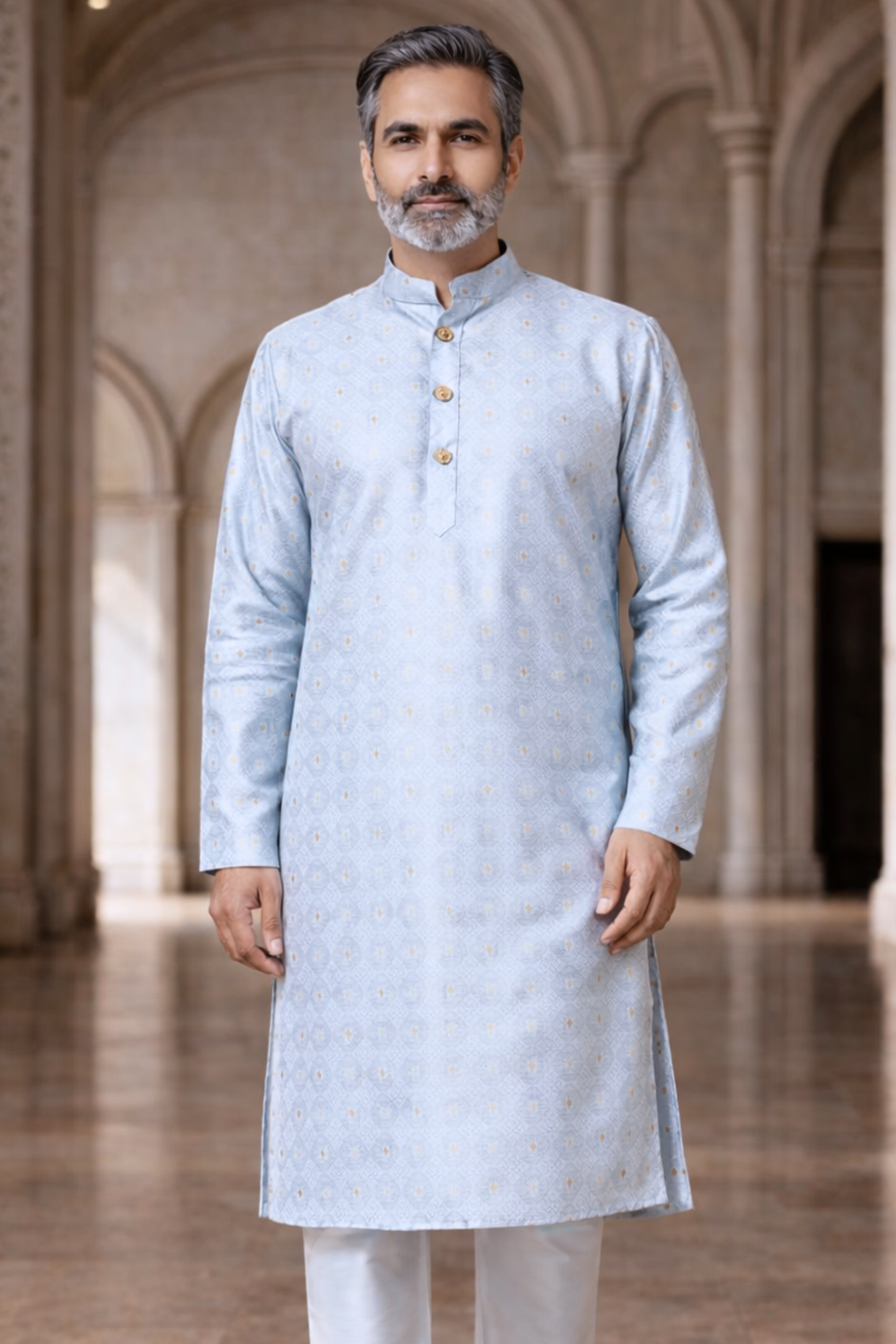 North Star Jacquard Kurta Pajama