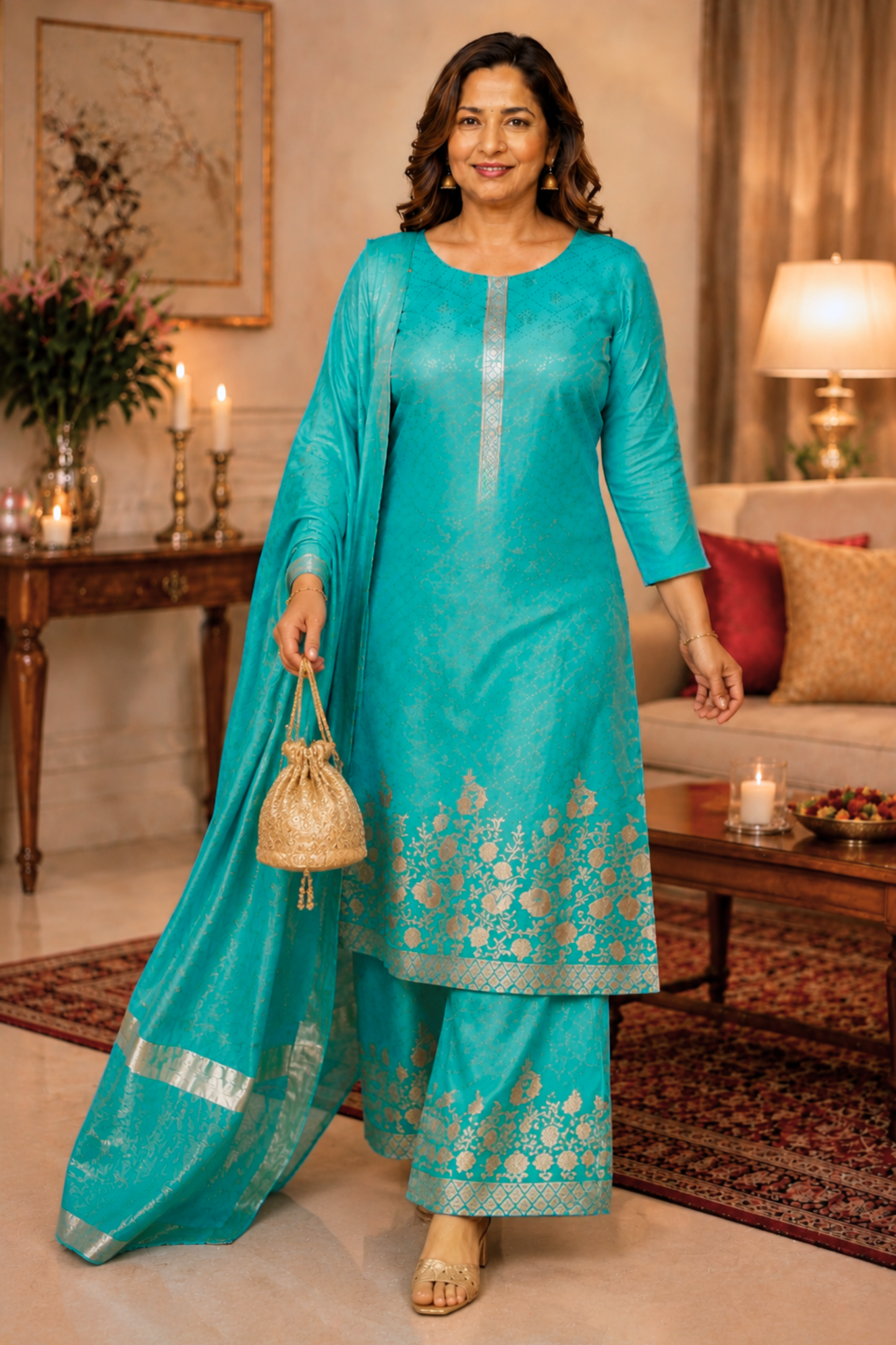 Merry Musings Fancy Muslin Suit