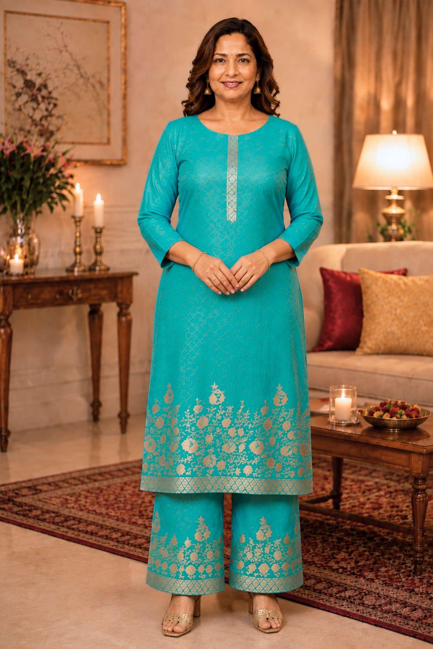 Merry Musings Fancy Muslin Suit