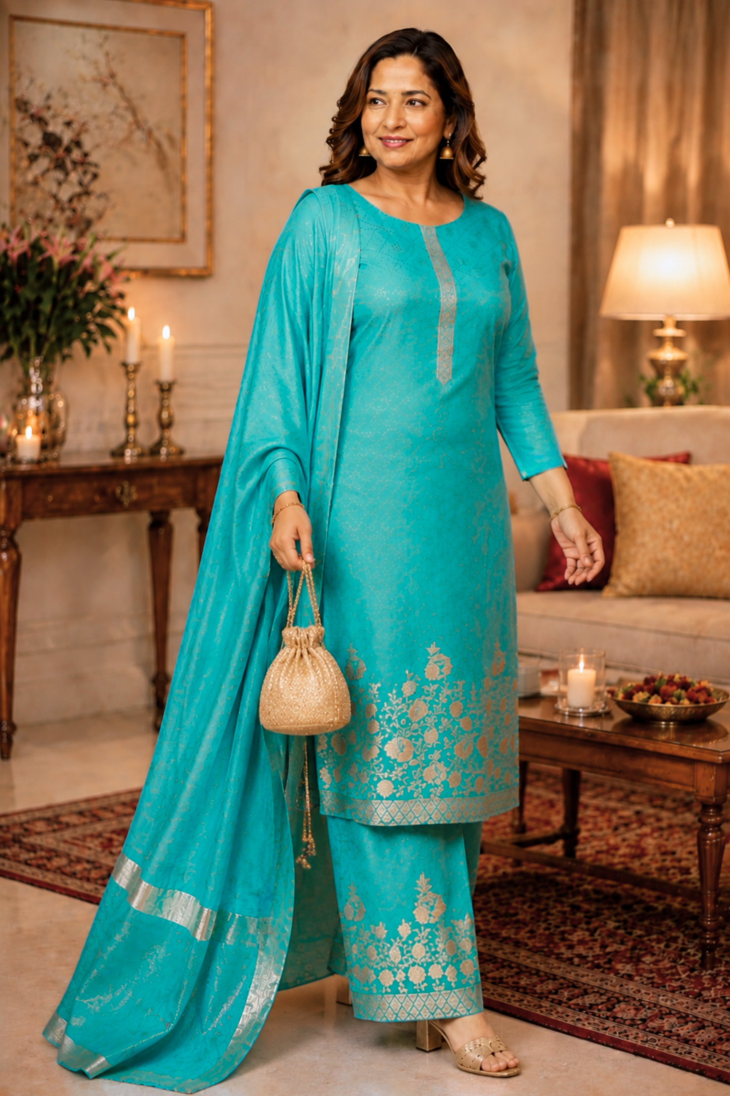 Merry Musings Fancy Muslin Suit
