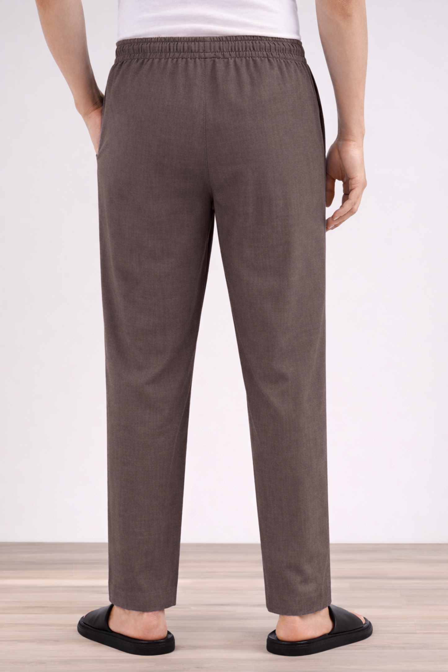 Metallic Brown Cotton Pajama Pant