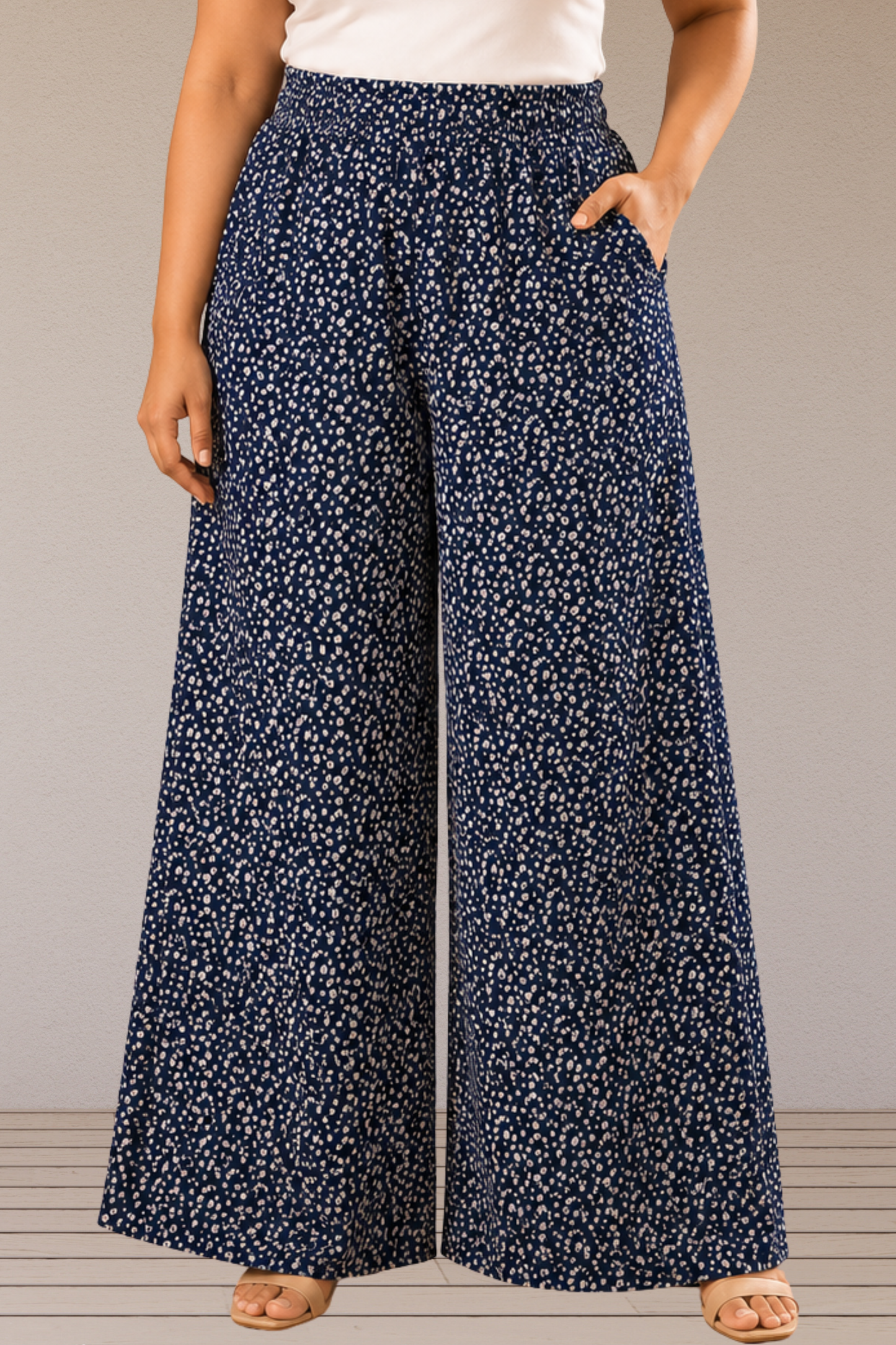 Midnight Dots Rayon Lounge Pants