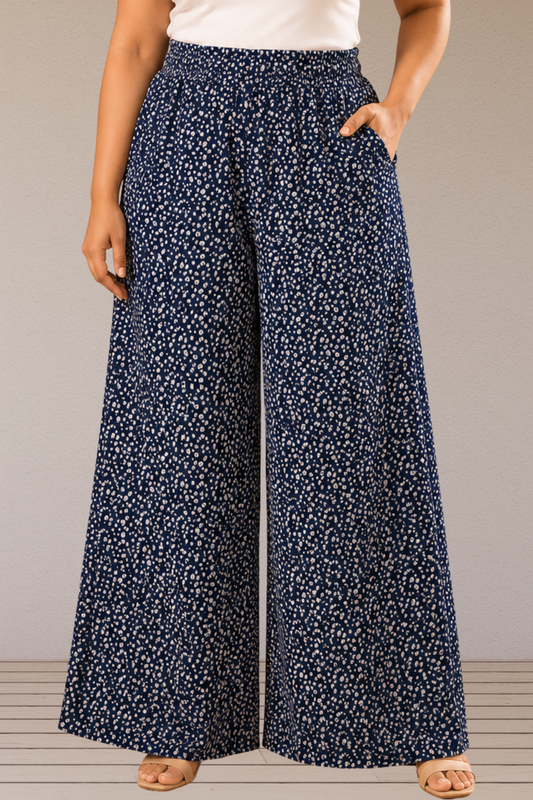 Midnight Dots Rayon Lounge Pants