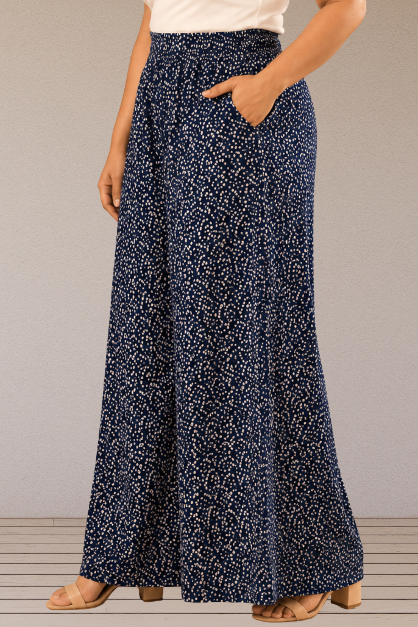 Midnight Dots Rayon Lounge Pants